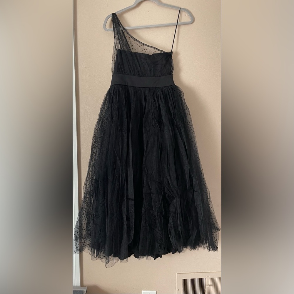 ModCloth Tulle Night Long One-Shoulder Dress - Picture 5 of 8